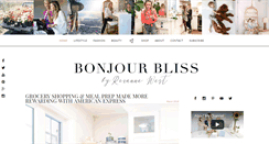 Desktop Screenshot of bonjourblissblog.com